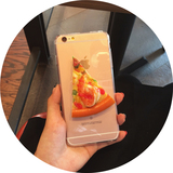 原创 超大披萨 仿真食物iphone6s plus手机壳 创意吃货全包保护套