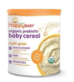 美国Happy baby禧贝有机3段三段混合谷物米粉含益生菌DHA