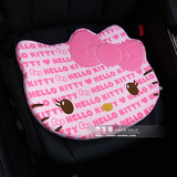 【汽车用品】正版HELLO KITTY 粉粉可爱头型坐垫 汽车坐椅垫