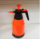 可调节气压式喷雾器 桔红1L蓄气喷壶 浇花洒水喷壶 园艺工具 310g