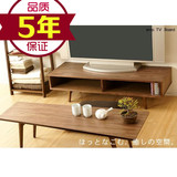 日式电视柜组合简约现代水曲柳纯实木脚组装小户型宜家客厅地柜