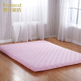 罗兰家纺加厚4D透气床垫 榻榻米厚床褥垫被1.8米单双人床垫可折叠
