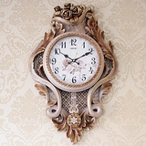 创意时钟挂钟欧式客厅现代时尚静音钟表壁钟家庭墙钟大号20寸豪华