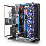 TT CORE P5游戏机箱现货 开放式壁挂式全透水冷机箱-定制水冷方案
