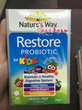 澳洲直邮 Nature’s Way 儿童益生菌咀嚼片 3岁以上儿童适用 30片