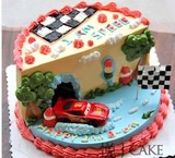 天津生日蛋糕配送儿童蛋糕小汽车蛋糕无糖蛋糕托马斯蛋糕免费送货