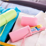 旅行必备 时尚糖果色大容量多功能牙刷盒 牙具盒 牙膏管 超值