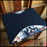 Element Deco原创 超值日式新中式民族风亚麻圈椅垫餐椅垫坐垫
