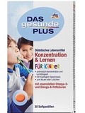 德国直邮儿童Omega3/6脂肪酸鱼油提高注意力集中精神 5岁+ 30片