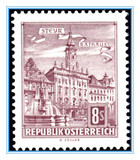 奥地利1965年 普票、建筑系列、施太尔市政府大楼 1全MNH