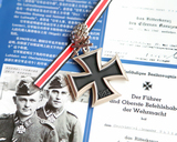 全新铁十字勋章 钻石双剑橡叶骑士铁十字勋章 二战德国徽章赠证书