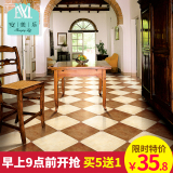 安美乐圆角仿古砖地板砖 600x600客厅地毯砖走廊卧室地中海瓷砖