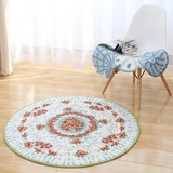 欧式圆形地毯现代客厅房间卧室电脑椅子垫防滑毯吊篮毯满铺床边毯