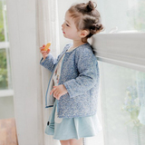 春秋季童装韩版女童薄棉服可爱翅膀造型0-1-2-3岁宝宝夹棉衣外套