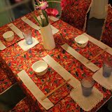 波西米亚民族风情桌布棉麻布艺家用中国风餐桌茶几布台布万能盖巾