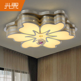 客厅房间LED花型遥控个性创意圆形大气卧室灯温馨现代简约吸顶灯
