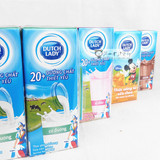 越南进口荷兰DUTCH LADY子母奶4盒180mL原味牛奶草莓香橙巧克力选
