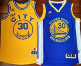 美国代购 正品勇士队30号库里球衣 新版CURRY篮球服背心 蓝色SW版