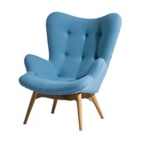 格兰特花瓣椅 小熊椅子 北欧设计师休闲创意家具 咖啡餐厅 沙发椅