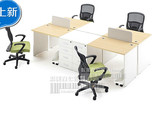上海办公家具4人屏风职员办公桌椅组合简约办工作桌工作位员工桌