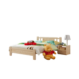 眠三件套 1.2米单人床套房酷漫居实木成套儿童家具 松木儿童床睡