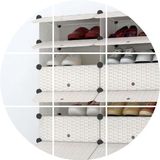 木纹组合鞋柜防尘树脂多层组装简易折叠鞋架 塑料加固收纳特价