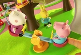 代购英国粉红猪小妹Peppa Pig 滑梯秋千跷跷板过家家玩具游乐园