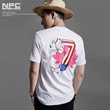 【NPC】李晨nic潮牌 PLUS CRASH 七周年花卉图案限定T恤 男女同款