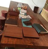 美式乡村复古铁艺实木折叠餐桌椅办公桌酒吧桌咖啡桌电脑桌可定做