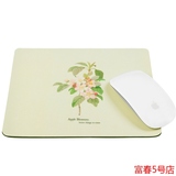 创意可爱清新文艺苹果花韩国笔记本电脑橡胶防滑长方形小鼠标垫子