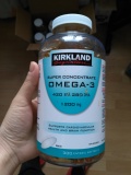 加拿大直邮Kirkland浓缩Omega-3深海鱼油软胶囊300粒