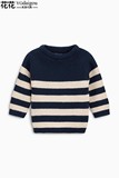 英国代购直邮正品NEXT儿童男童男婴纯棉条纹圆领针织毛衣07.26