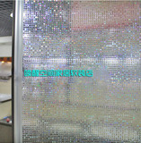 3d马赛克小格子无胶静电玻璃贴膜窗纸窗贴窗户贴纸透光半透明防晒