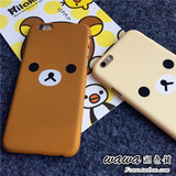 日本轻松熊小黄鸡iphone6 plus手机壳卡通苹果6磨砂可爱4.7保护套