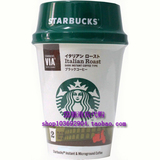 包邮香港代购 星巴克Starbucks VIA意大利炭烤烘焙咖啡 速溶2杯装