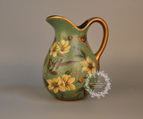 法式美式乡村复古做旧陶瓷花瓶摆件 欧式简约现代创意餐桌插花器
