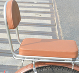 优质加厚带背靠/自行车儿童安全座椅/后座后置用/后架坐垫批发