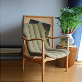 北欧创意实木单人沙发椅休闲午休躺椅书房客厅阳台沙发太师沙发椅
