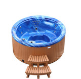 H2oluxury SPA户外浴缸 冲浪浴缸 水疗工程 大缸 圆形 水疗按摩