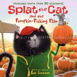 啪嗒猫 Splat the Cat 附带贴纸 原版 英文绘本 英语儿童绘本