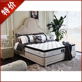 软包款上海2人方形双人床1518米美式乡村床新古典铆钉婚床
