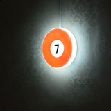 台球装饰壁灯 吸顶灯 16彩台球创意个性灯具 两用灯 台球用品配件