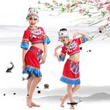 少数民族古典舞蹈演出服装儿童舞台表演套装藏族夏新款大合唱舞服