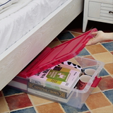 床底收纳箱 特大号塑料储物箱有盖床下收纳箱 被子整理箱收纳盒