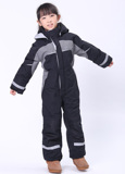 儿童连体滑雪服套装 男童女童冲锋衣防雨 三层保暖 北欧大牌 加厚