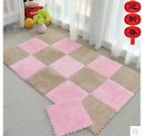 包邮正品拼接绒面地垫儿童拼图地毯客厅卧室满铺房间地板泡沫绒垫