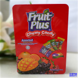 Fruit Plus果超综合果味软糖138g铁盒装水果软糖铁盒糖果量大包邮
