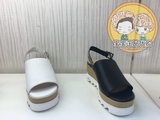 皇冠专柜正品代购 BELLE/百丽 16夏款厚底松糕女凉鞋 BJP36D JP36