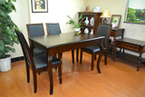 厂家直销特价欧式餐桌长方形实木饭桌台时尚餐桌椅家具餐桌椅组合
