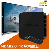最新安卓四核4K播放器WIFI智能电视AV高清网络机顶盒HDMI2.0包邮